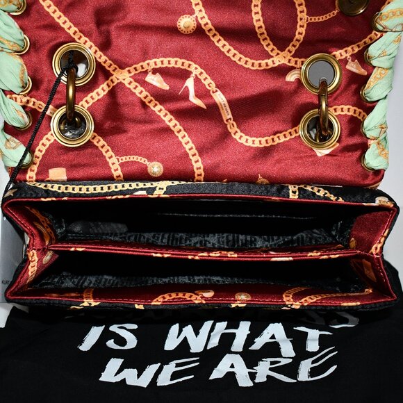 Kurt Geiger Kensington Quilted Nylon Scarf Handle Shoulder Satchel Bag #97990992 - Picture 2 of 9